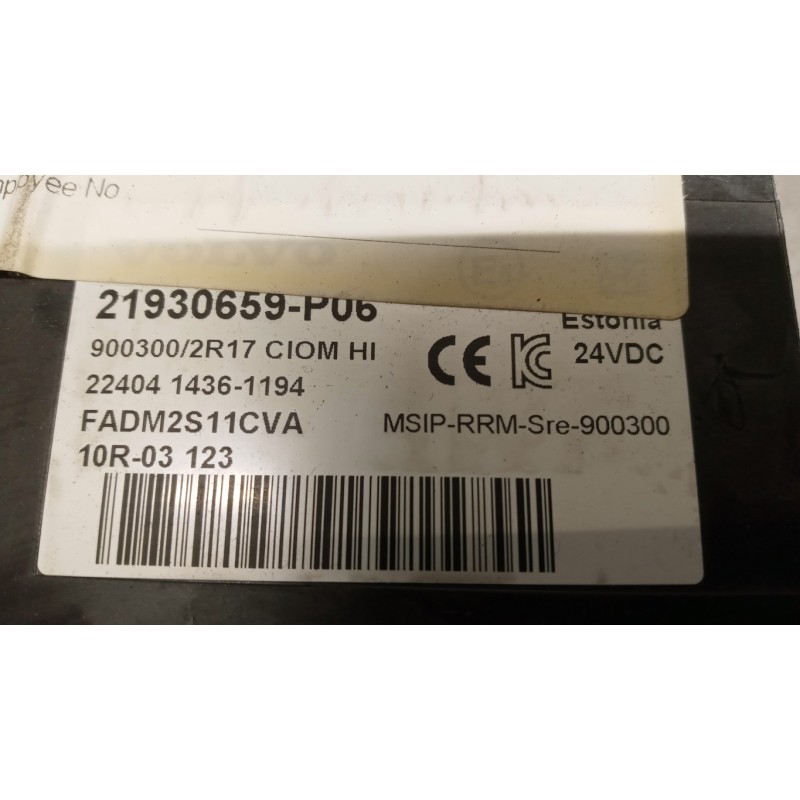 VOLVO truck CENTRALINE VARIE B VOLVO truck FH euro 6 usato