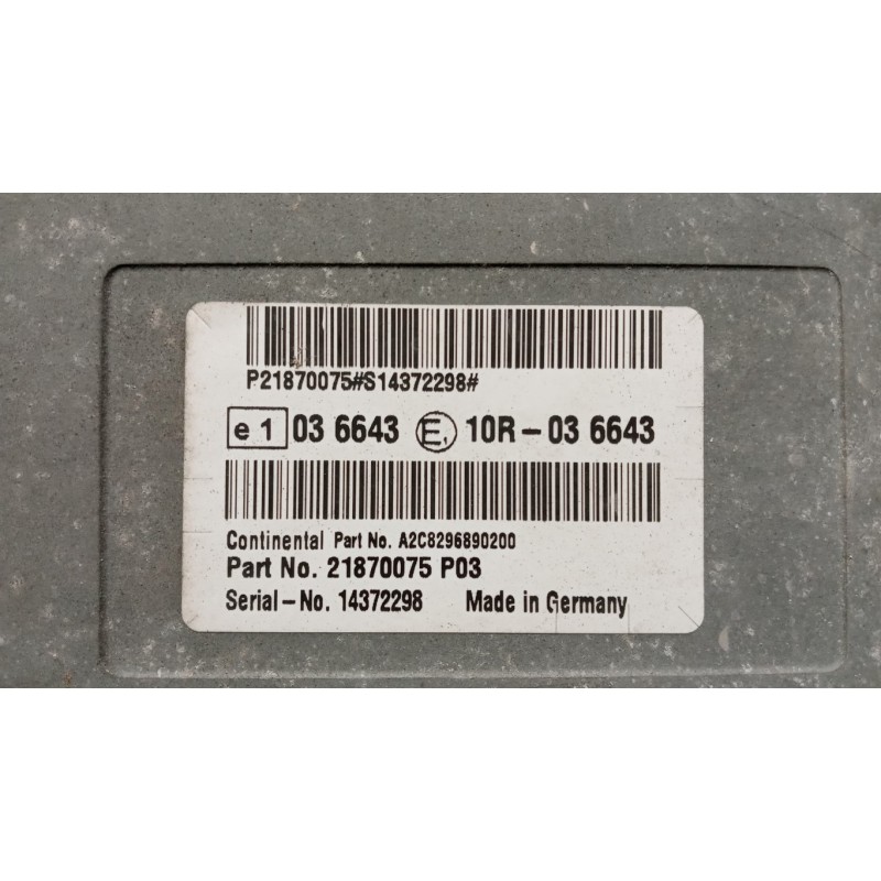 VOLVO truck ADBLUE VARIOUS CONTROL UNITS VOLVO truck FH euro 6 used