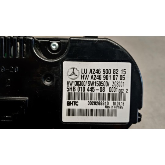 AC CONTROL UNIT MERCEDES-BENZ Classe B (W246) 2014>2019 used