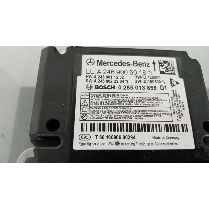 MERCEDES-BENZ KIT AIR BAG MERCEDES-BENZ Classe B (W246) 2014>2019 usato
