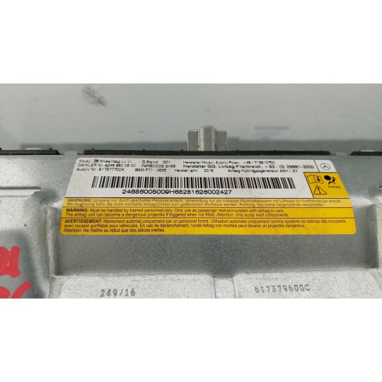 KIT AIR BAG MERCEDES-BENZ Classe B (W246) 2014>2019 usato