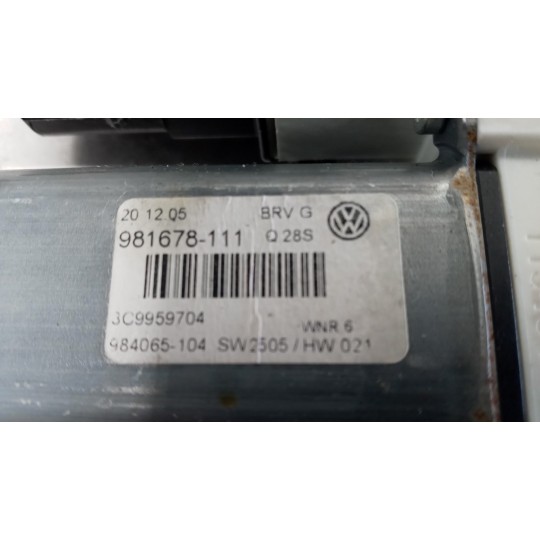 BACK RIGHT POWERED WINDOWS VOLKSWAGEN Passat 2005>2010 used