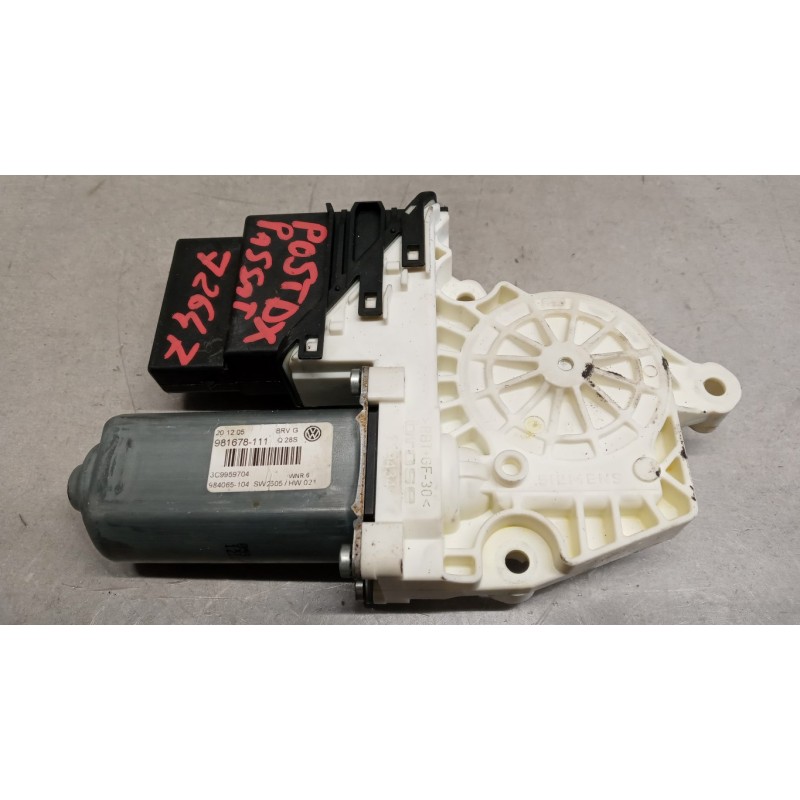 VOLKSWAGEN BACK RIGHT POWERED WINDOWS VOLKSWAGEN Passat 2005>2010 used