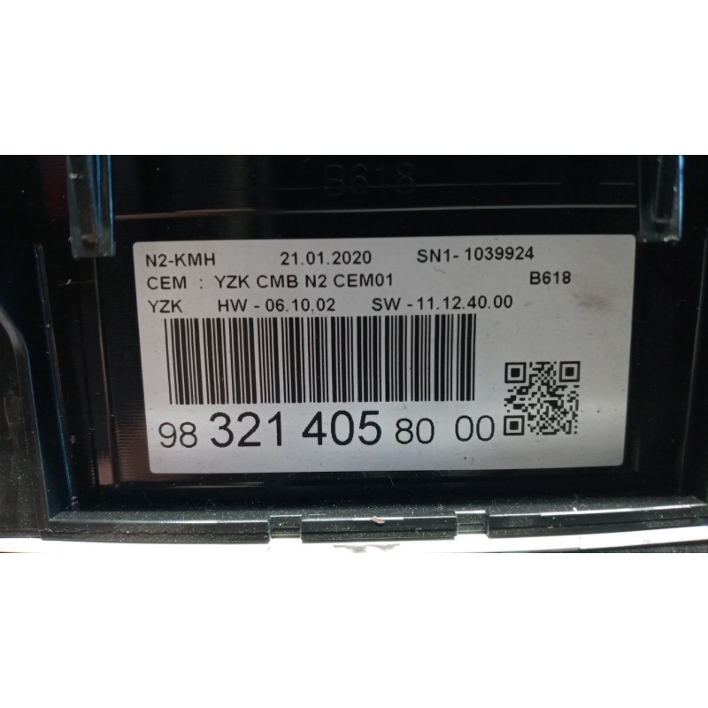 CITROEN INSTRUMENT PANEL CITROEN C3 2016>2020 used