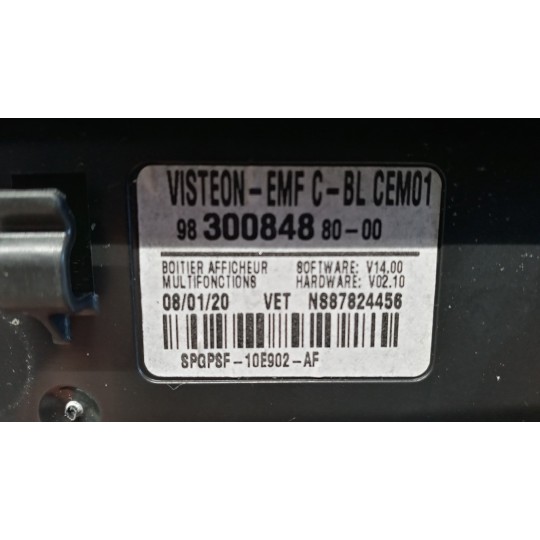 CAR RADIO CITROEN C3 2016>2020 used