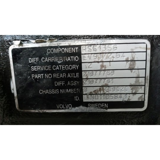 ASSALE POSTERIORE VOLVO truck FH euro 6 usato