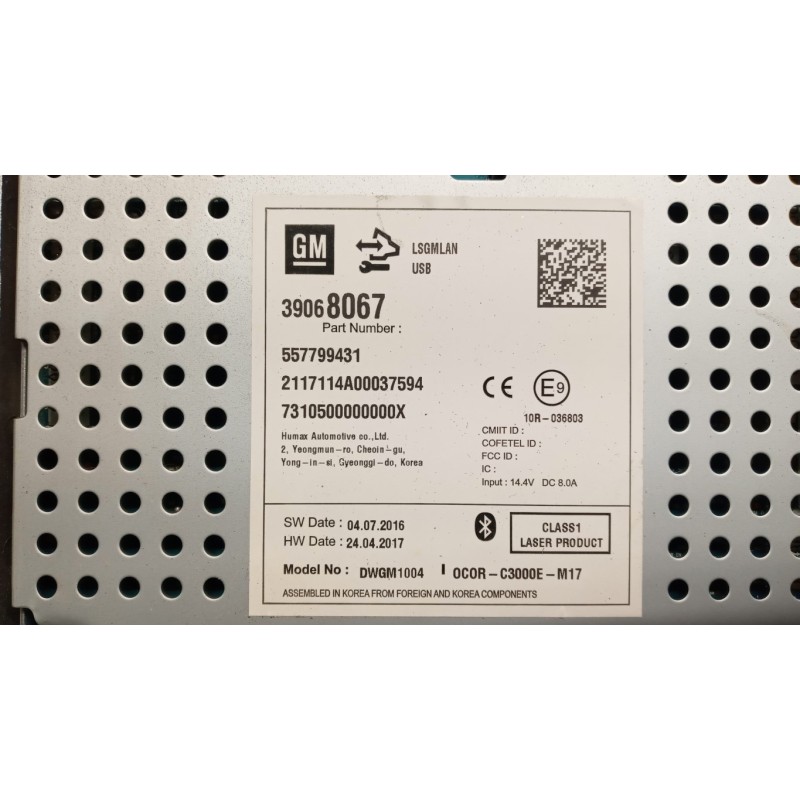 OPEL AUTORADIO OPEL Corsa E 2014>2019 usato