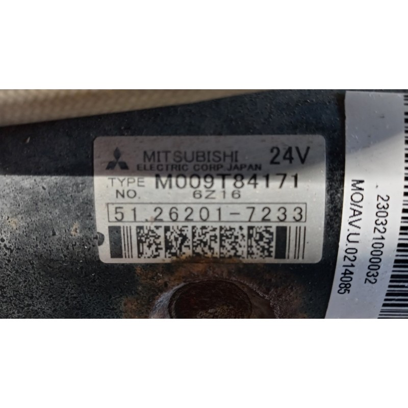 MAN STARTER MOTOR MAN TGX euro 6 used