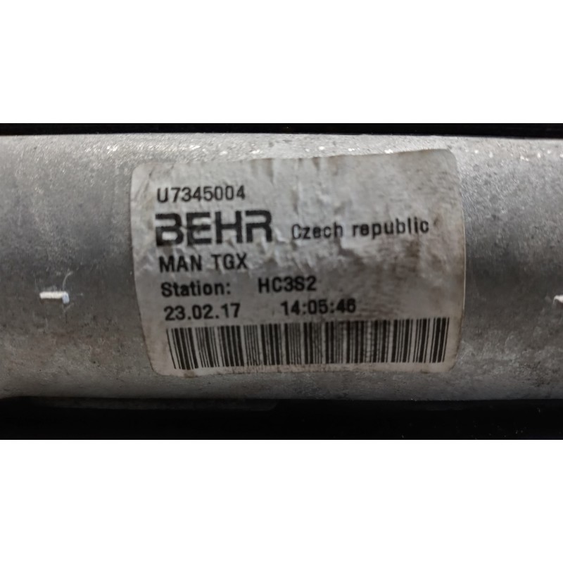 MAN RADIATOR ELECTRIC HEATING INTERNAL  MAN TGX euro 6 used