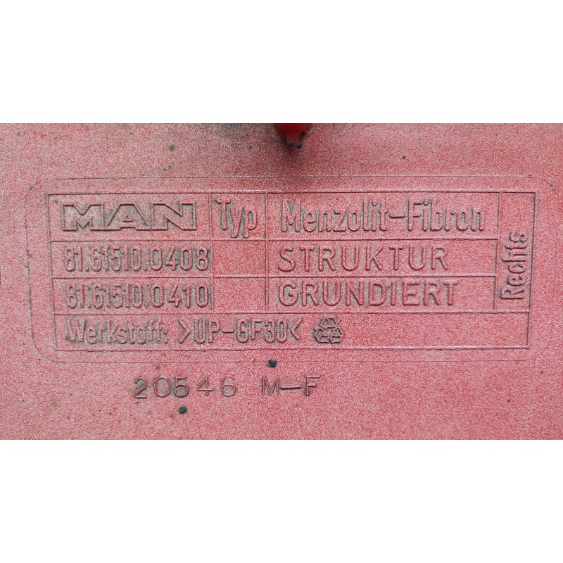 MAN PLASTICHE ESTERNE VARIE MAN TGX euro 6 usato
