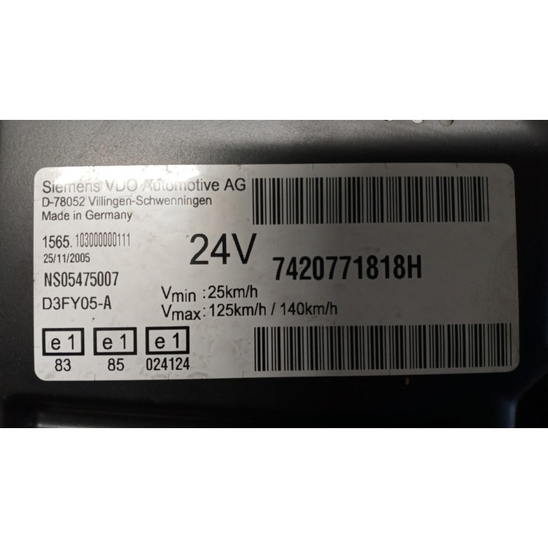 RENAULT truck QUADRO STRUMENTI RENAULT truck Premium 2005>2013 usato