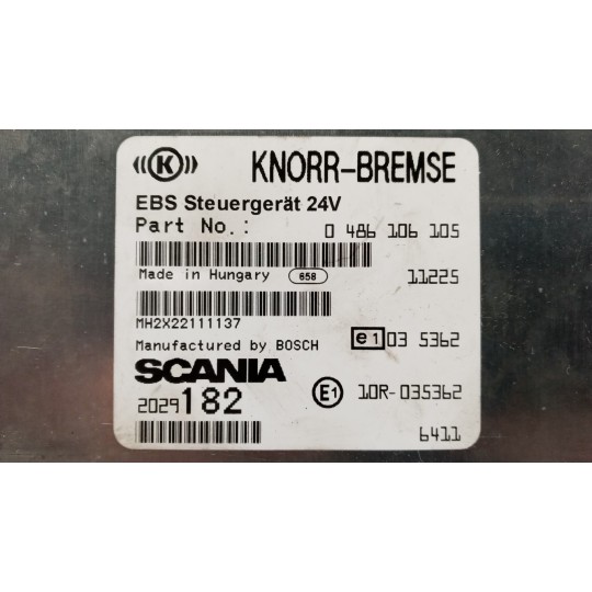 EBS CONTROL UNIT  SCANIA Serie G 2005> used