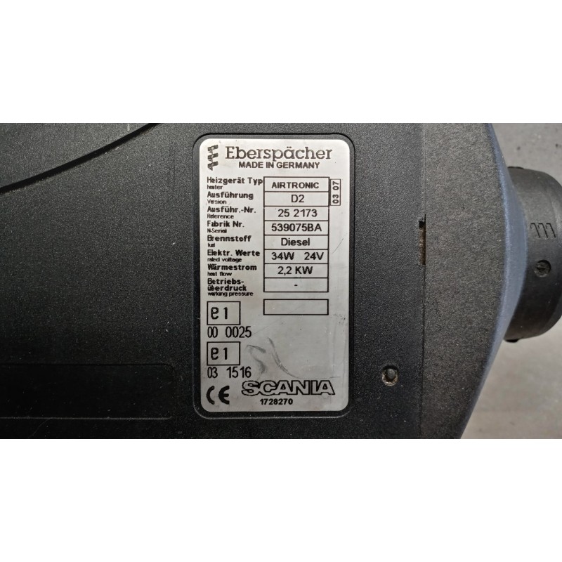 SCANIA WEBASTO SCANIA Serie G 2005> usato