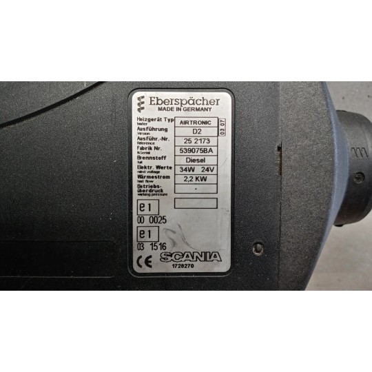 WEBASTO SCANIA Serie G 2005> usato