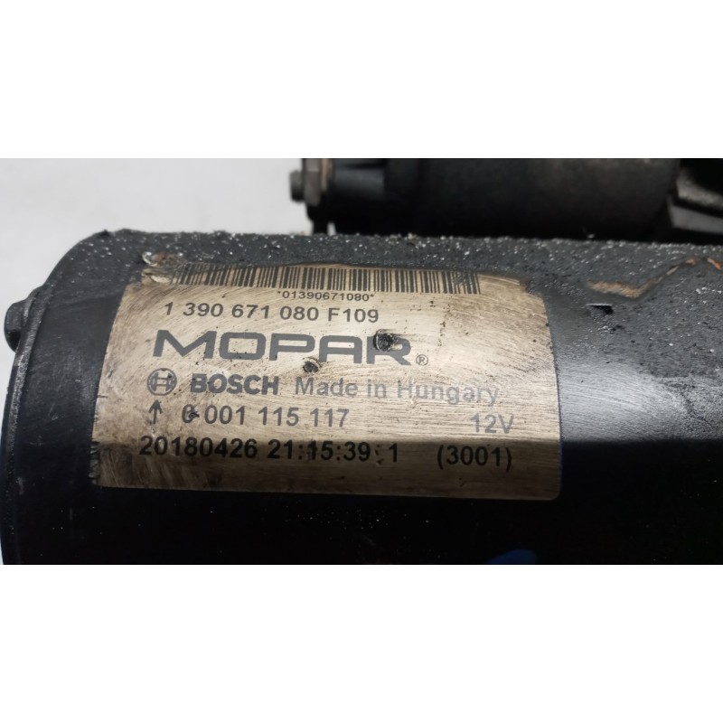 FIAT van STARTER MOTOR FIAT van Ducato 2014> used