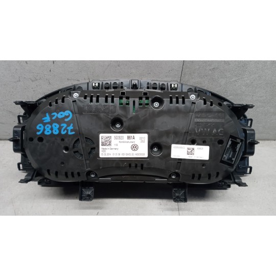 QUADRO STRUMENTI VOLKSWAGEN Golf 7 2012>2016 usato