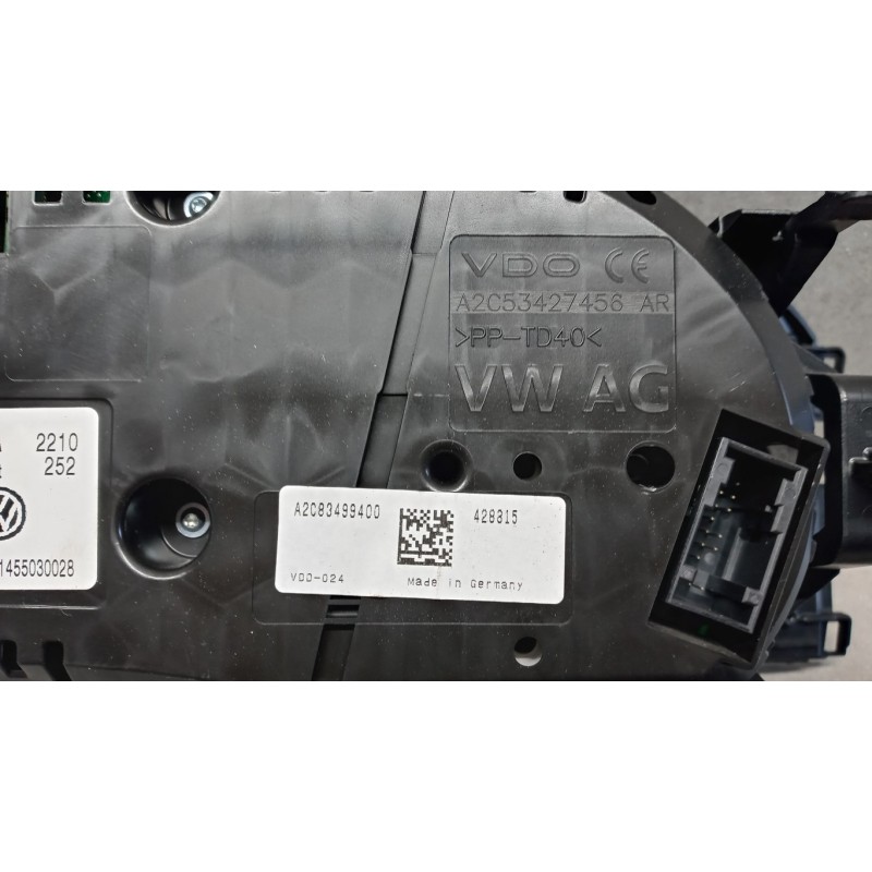 VOLKSWAGEN INSTRUMENT PANEL VOLKSWAGEN Golf 7 2012>2016 used