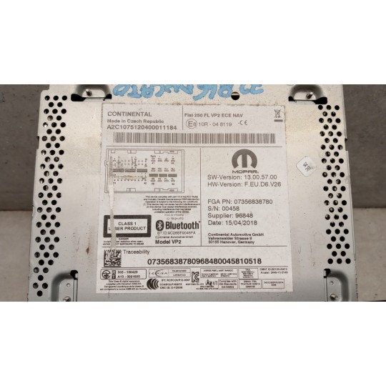 AUTORADIO FIAT van Ducato 2014> usato