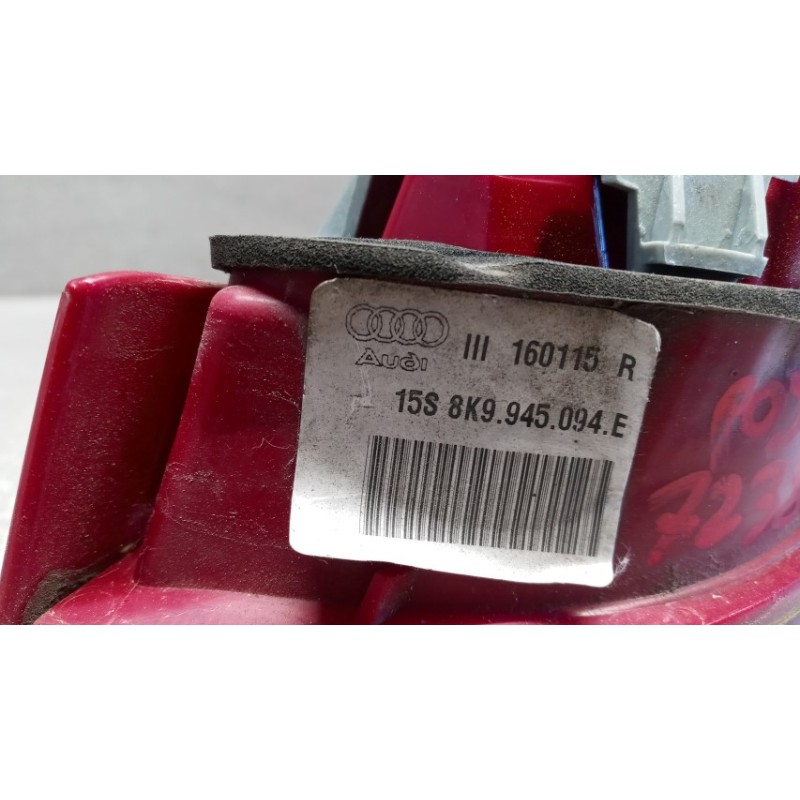 AUDI RIGHT REAR LED LIGHT ON BACK AUDI A4 2011>2015 used