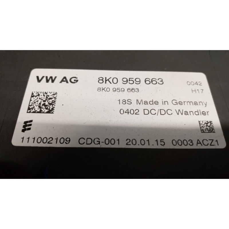 AUDI VARIOUS CONTROL UNITS  AUDI A4 2011>2015 used