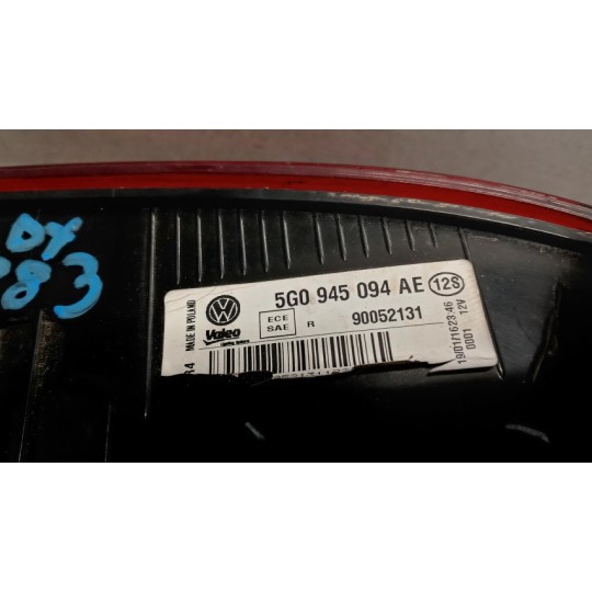 FARO POSTERIORE INTERNO DESTRO VOLKSWAGEN Golf 7 2012>2016 usato