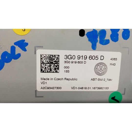 DISPLAY VARI VOLKSWAGEN Golf 7 2012>2016 usato