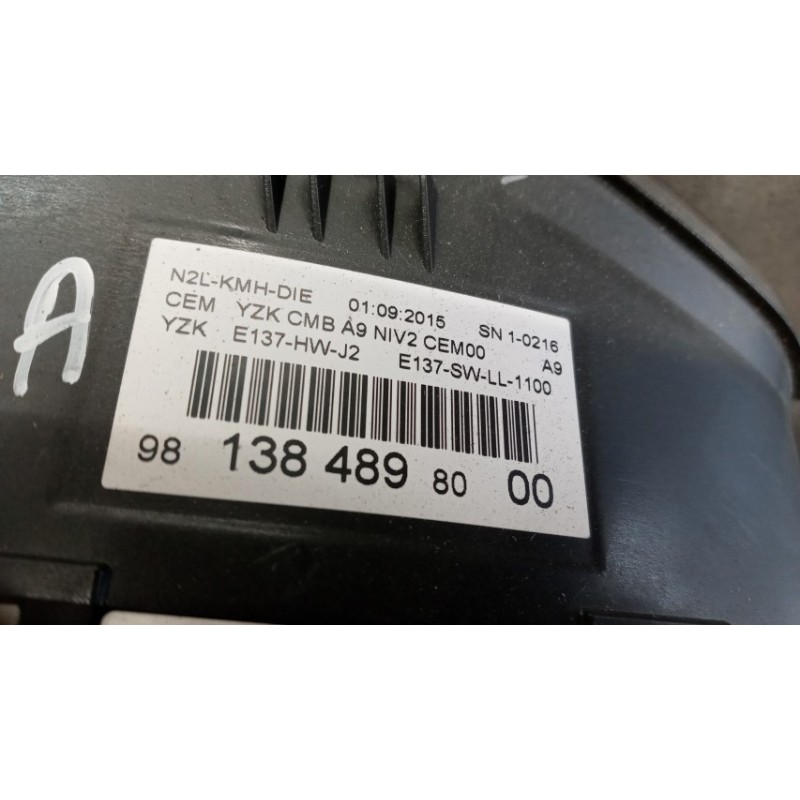 PEUGEOT INSTRUMENT PANEL PEUGEOT 2008 2013>2016 used