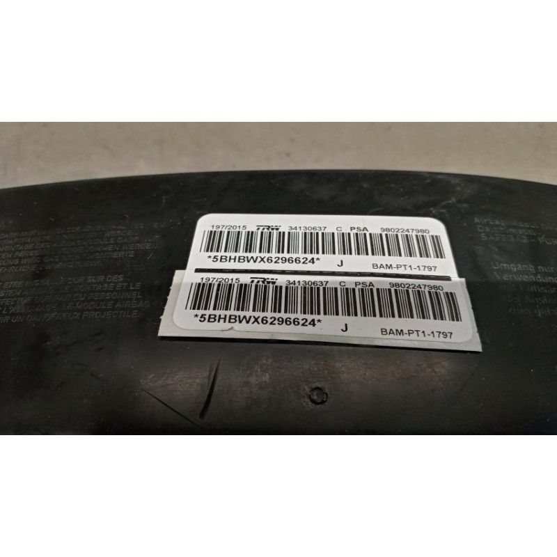 PEUGEOT CURTAIN AIRBAG RIGHT  PEUGEOT 2008 2013>2016 used