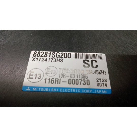 VARIOUS CONTROL UNITS  SUBARU Forester 2012>2019 used