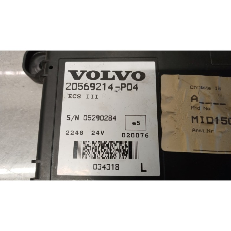 VOLVO truck VARIOUS CONTROL UNITS D  VOLVO truck FH16 II 2002>2008 used