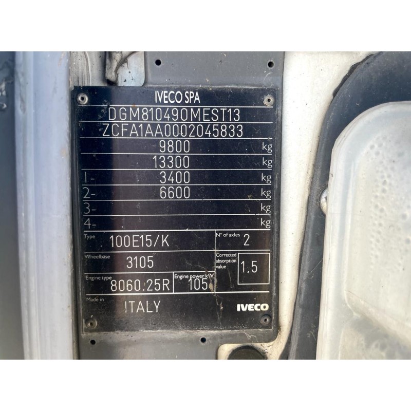 IVECO IVECO 100E15 EUROCARGO COMPATTATORE OMB EURO G.SMALL