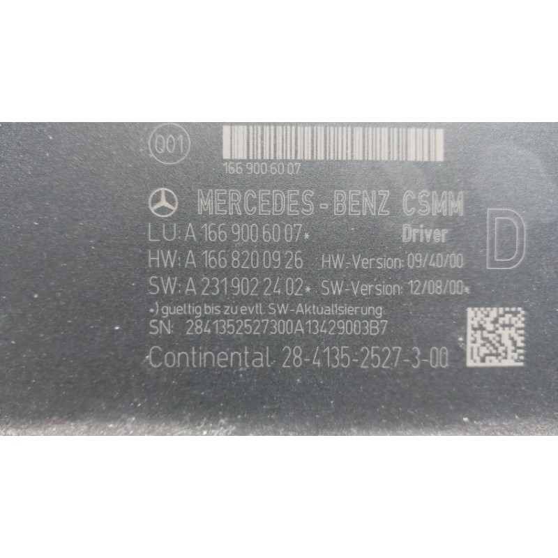 MERCEDES-BENZ CENTRALINE VARIE MERCEDES-BENZ Classe A (W176) 2012>2014 usato