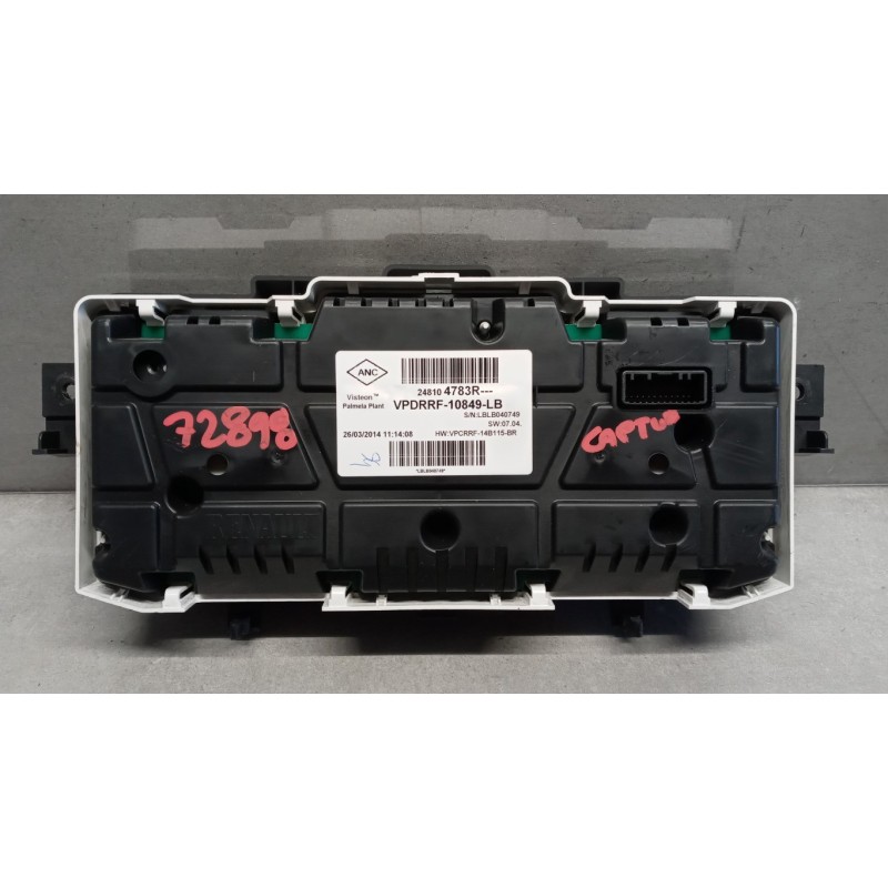 RENAULT INSTRUMENT PANEL RENAULT Captur 2013>2017 used