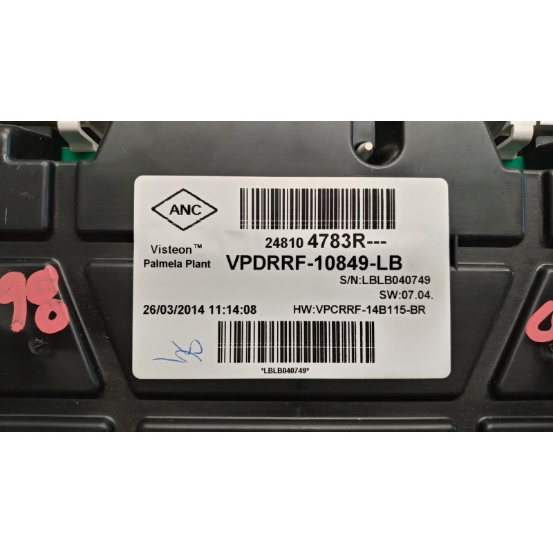 RENAULT QUADRO STRUMENTI RENAULT Captur 2013>2017 usato