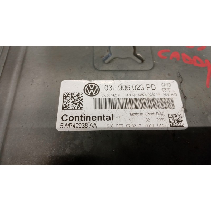 VOLKSWAGEN van CENTRALINA MOTORE VOLKSWAGEN van Caddy 2010>2015 usato