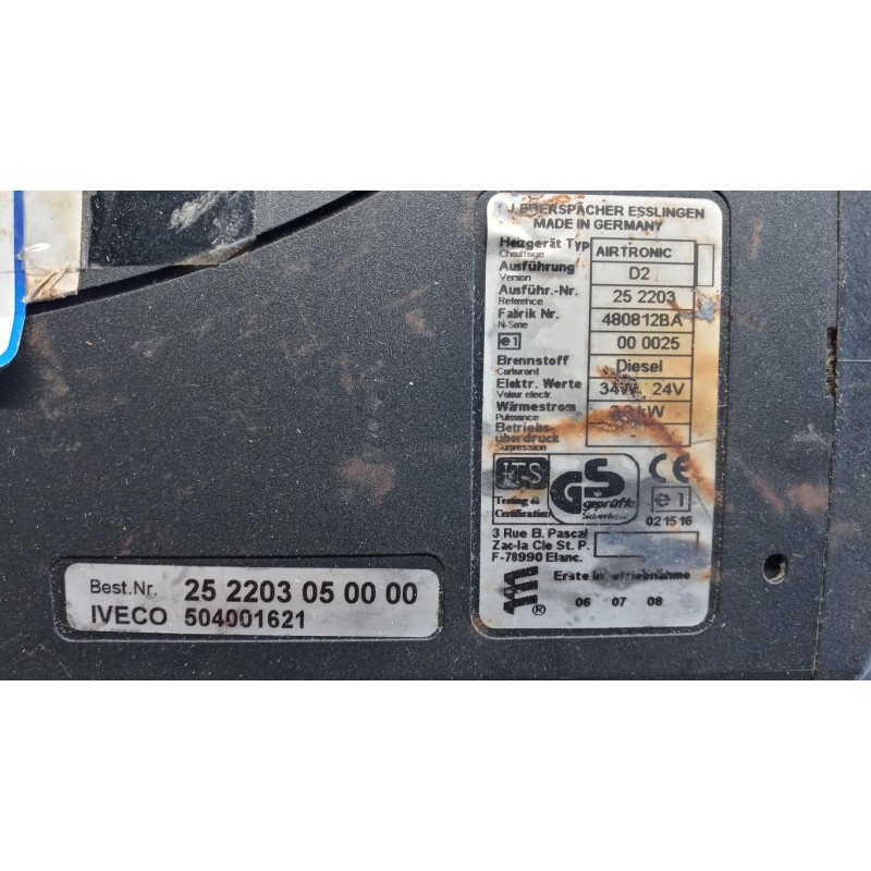 IVECO WEBASTO IVECO Stralis 2003>2007 used