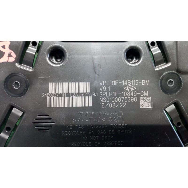 DACIA INSTRUMENT PANEL DACIA Sandero 2020> used