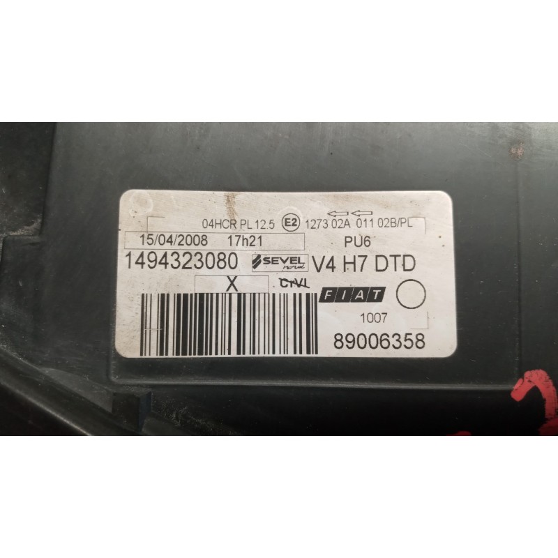 FIAT FARO ANTERIORE DESTRO FIAT Ulysse 2002>2011 usato