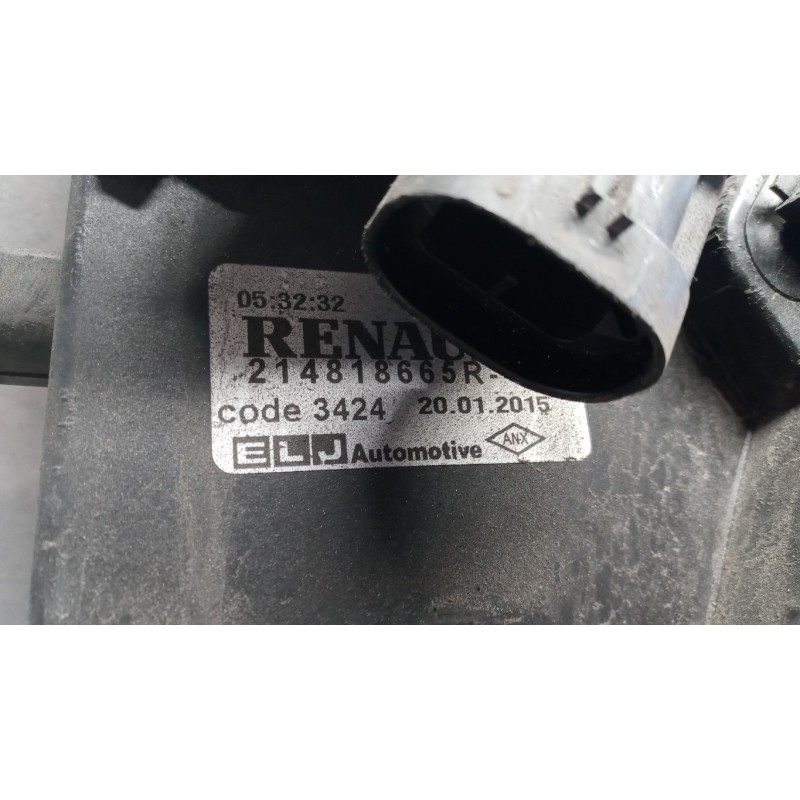 DACIA CONVEYOR ELECTRIC FAN DACIA Lodgy 2012> used