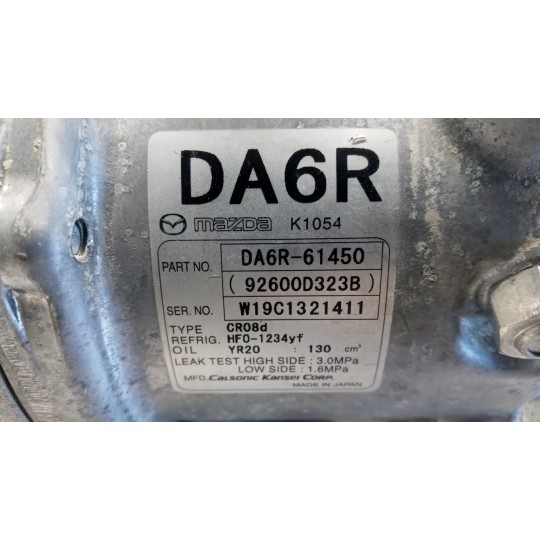 AIR CONDITIONER COMPRESSOR MAZDA CX-3 2018> used