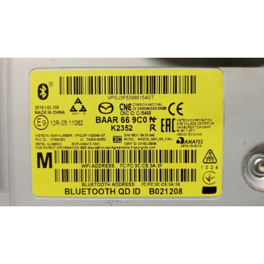 AUTORADIO MAZDA CX-3 2018> usato