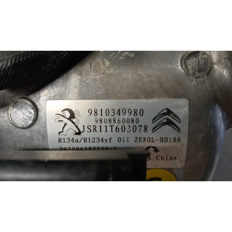 CITROEN AIR CONDITIONER COMPRESSOR CITROEN C3 2020> used