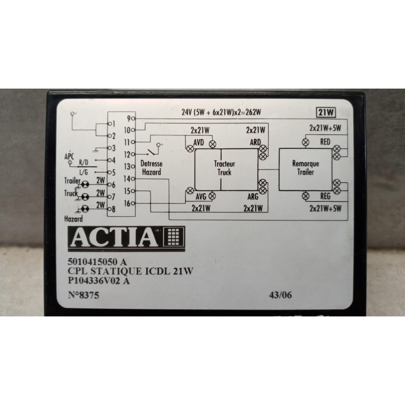 RENAULT truck VARIOUS CONTROL UNITS B  RENAULT truck Premium 1996>2005 used