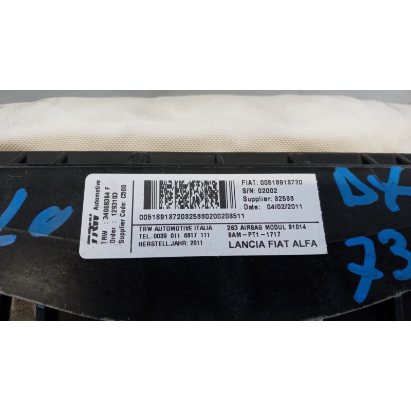 FIAT KIT AIR BAG FIAT Doblo' 2009>2014 usato