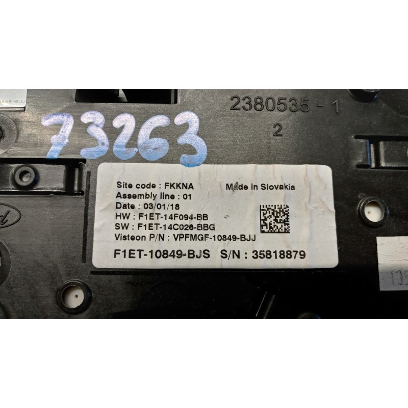 FORD QUADRO STRUMENTI FORD C-Max 2015> usato