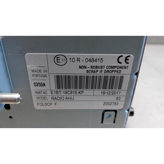 CAR RADIO FORD C-Max 2015> used