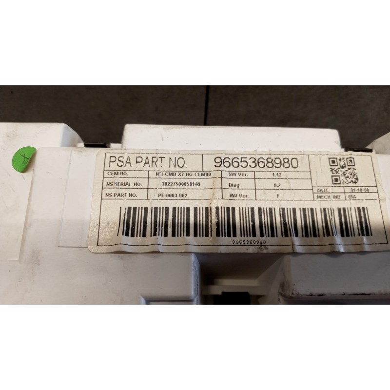 CITROEN QUADRO STRUMENTI CITROEN C5 2008>2012 usato