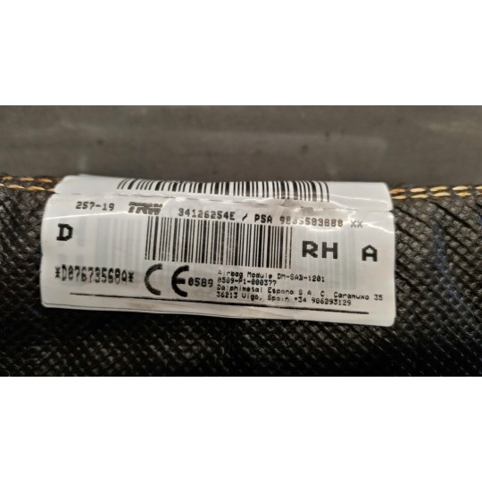 AIR BAG LATERALE DESTRO PEUGEOT 308 2017> usato
