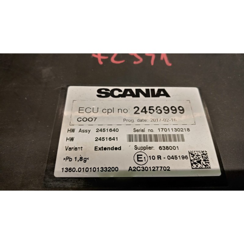 SCANIA VARIOUS CONTROL UNITS  SCANIA Serie G 2005> used