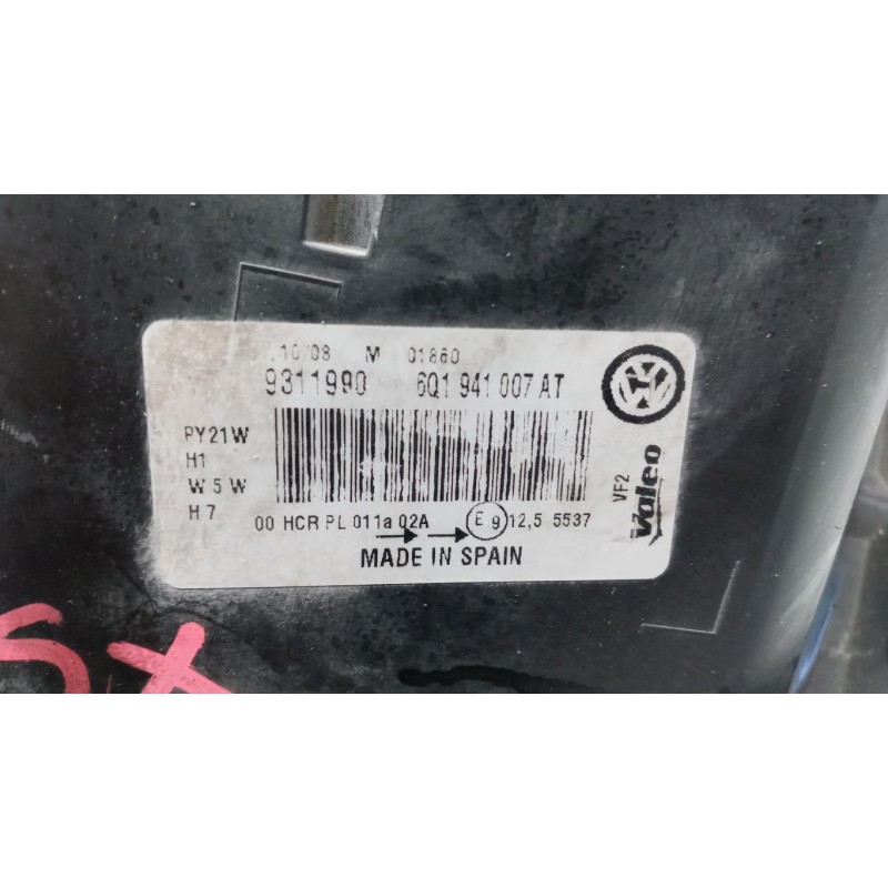 VOLKSWAGEN FARO ANTERIORE SINISTRO VOLKSWAGEN Polo 2005>2009 usato